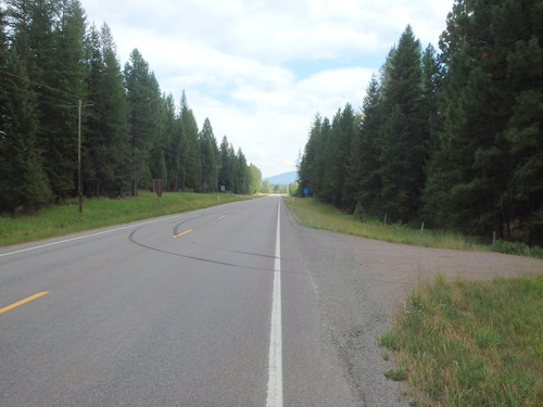 GDMBR: We pedaled due south on MT Hwy 83 for about 3 miles.